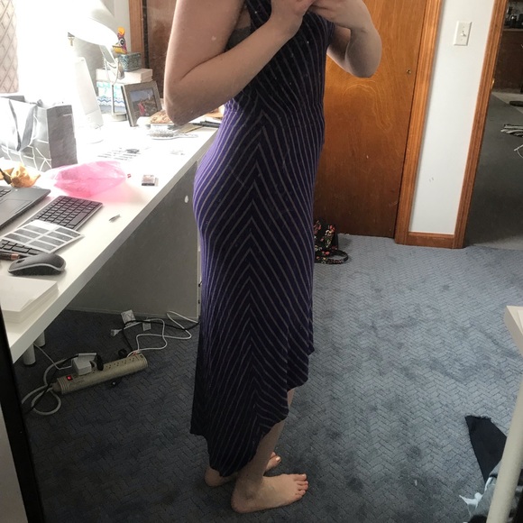 DONATING 8/1! | Mossimo | striped hi-lo maxi dress - Picture 4 of 7